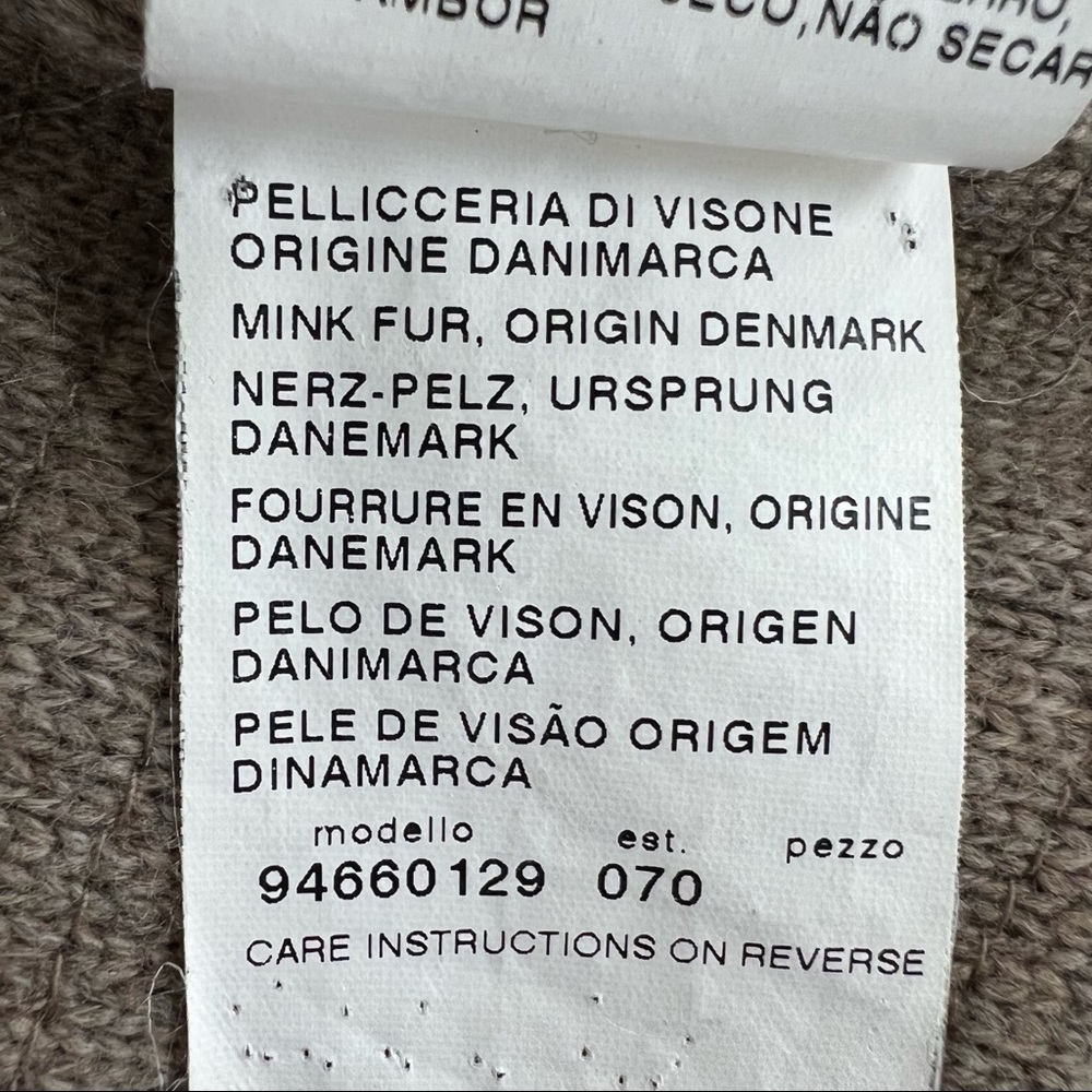 Sale! S'Maxmara mink & wool coat - Picture 11 of 11